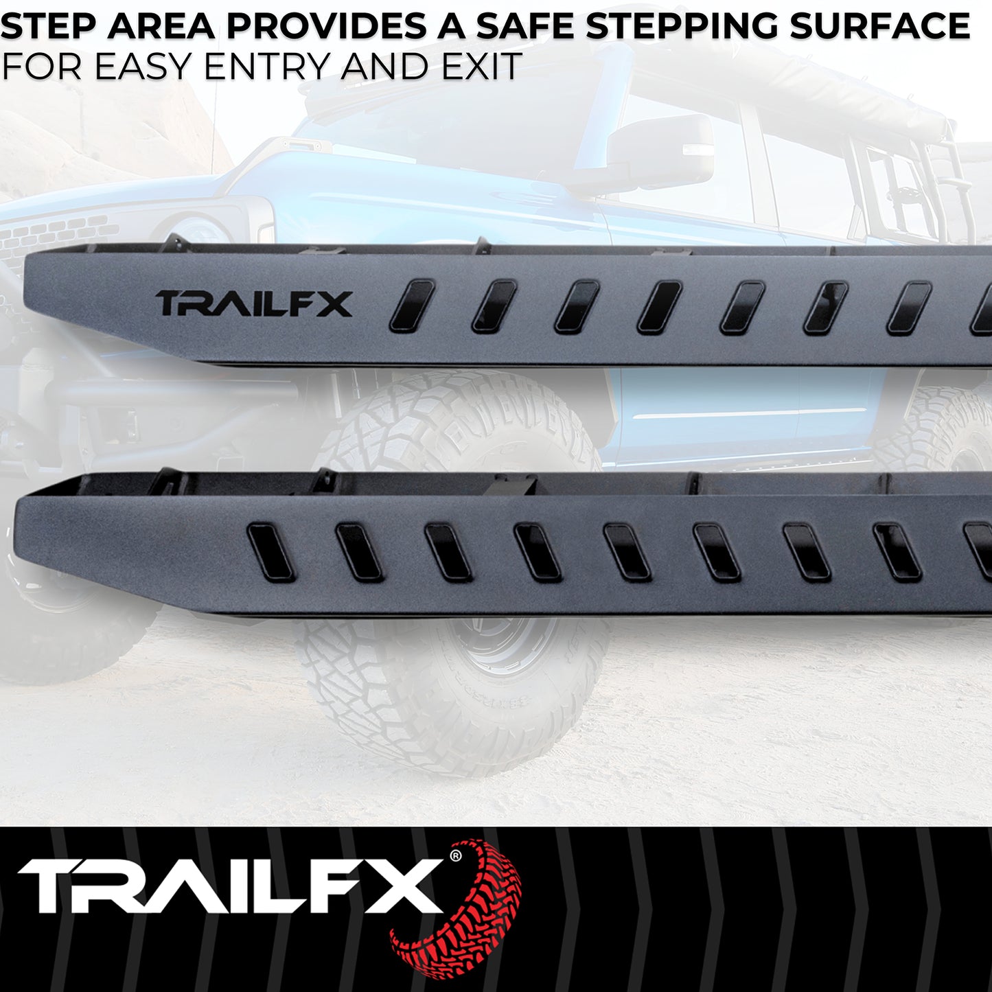 TrailFX Overland Running Board 2021+ Bronco 4Dr