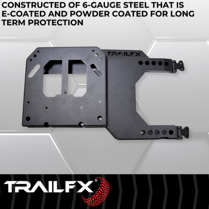 TrailFX Spare Tire Carrier Hinged For 2021-2025 Bronco