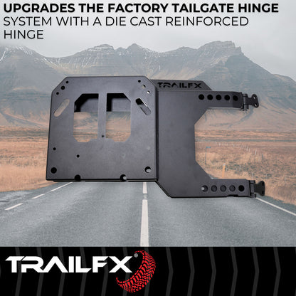 TrailFX Spare Tire Carrier Hinged For 2021-2025 Bronco