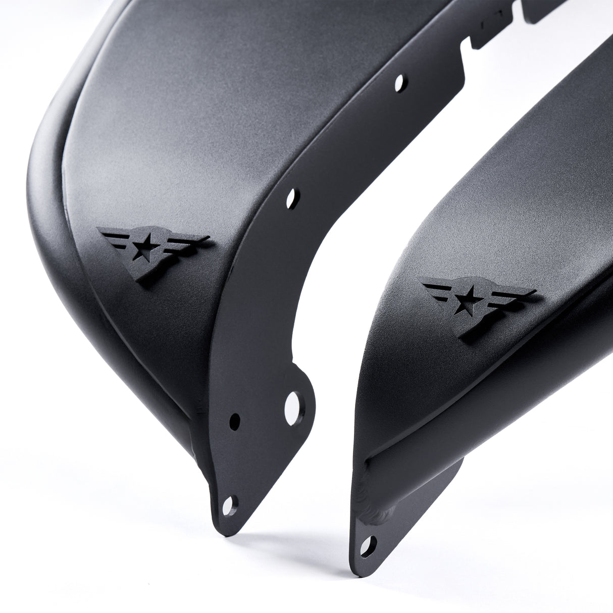 Combat Off Road Jeep JK/JKU Black Aluminum Fenders - Front Pair