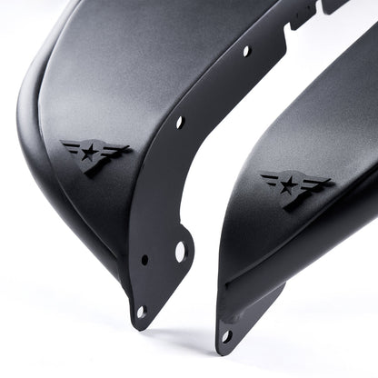 Combat Off Road Jeep JK/JKU Black Aluminum Fenders - Front Pair