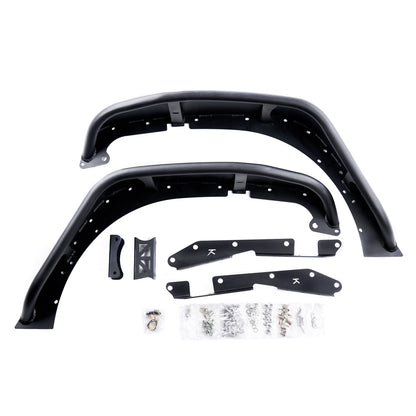 Combat Off Road Jeep JK/JKU Black Aluminum Fenders - Front Pair