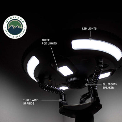Overland Vehicle Systems UFO Solar Light Light Pods & Speaker - Camping Light