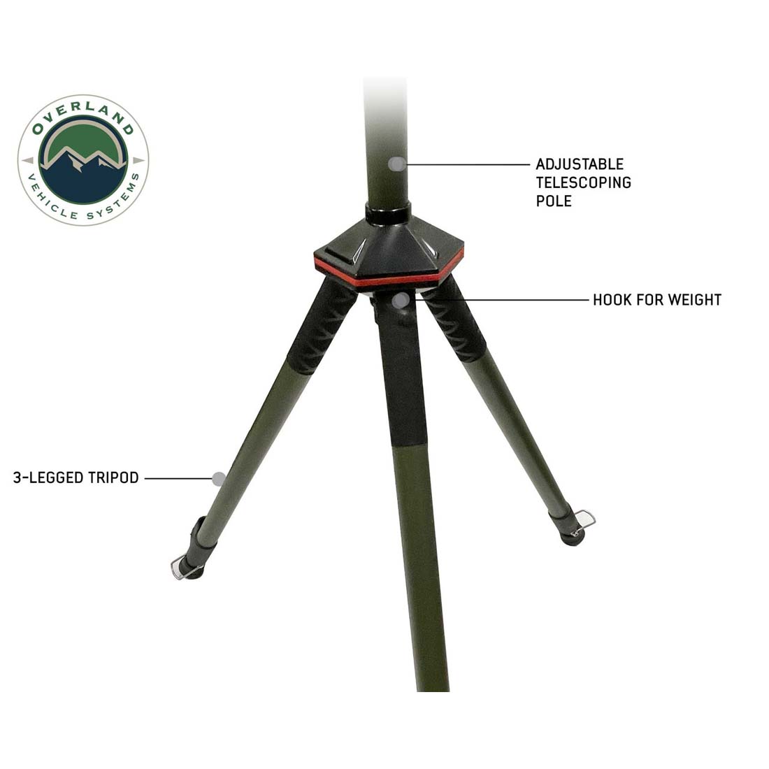 Overland Vehicle Systems UFO Solar Light Light Pods & Speaker - Camping Light