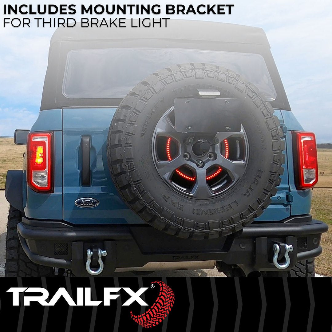 TrailFX Spare Tire Carrier Hinged For 2021-2025 Bronco