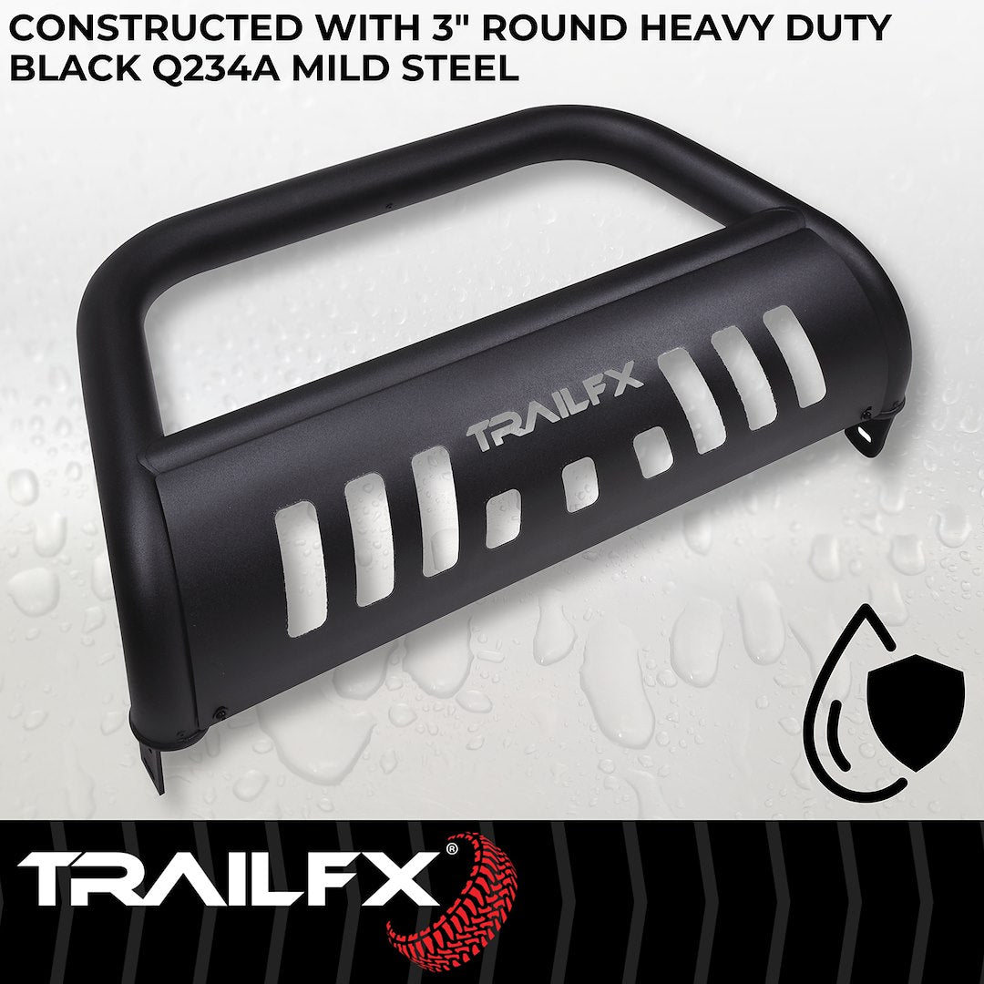 TrailFX 3" Round Bull Bar – Toyota 4Runner (2010–2024) Black