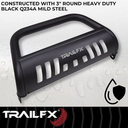TrailFX 3" Round Bull Bar – Toyota 4Runner (2010–2024) Black