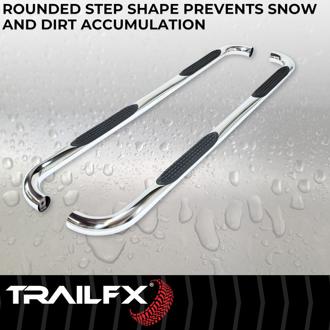 TrailFX Nerf Bar 2007-2021 Tundra Crew Cab - Stainless