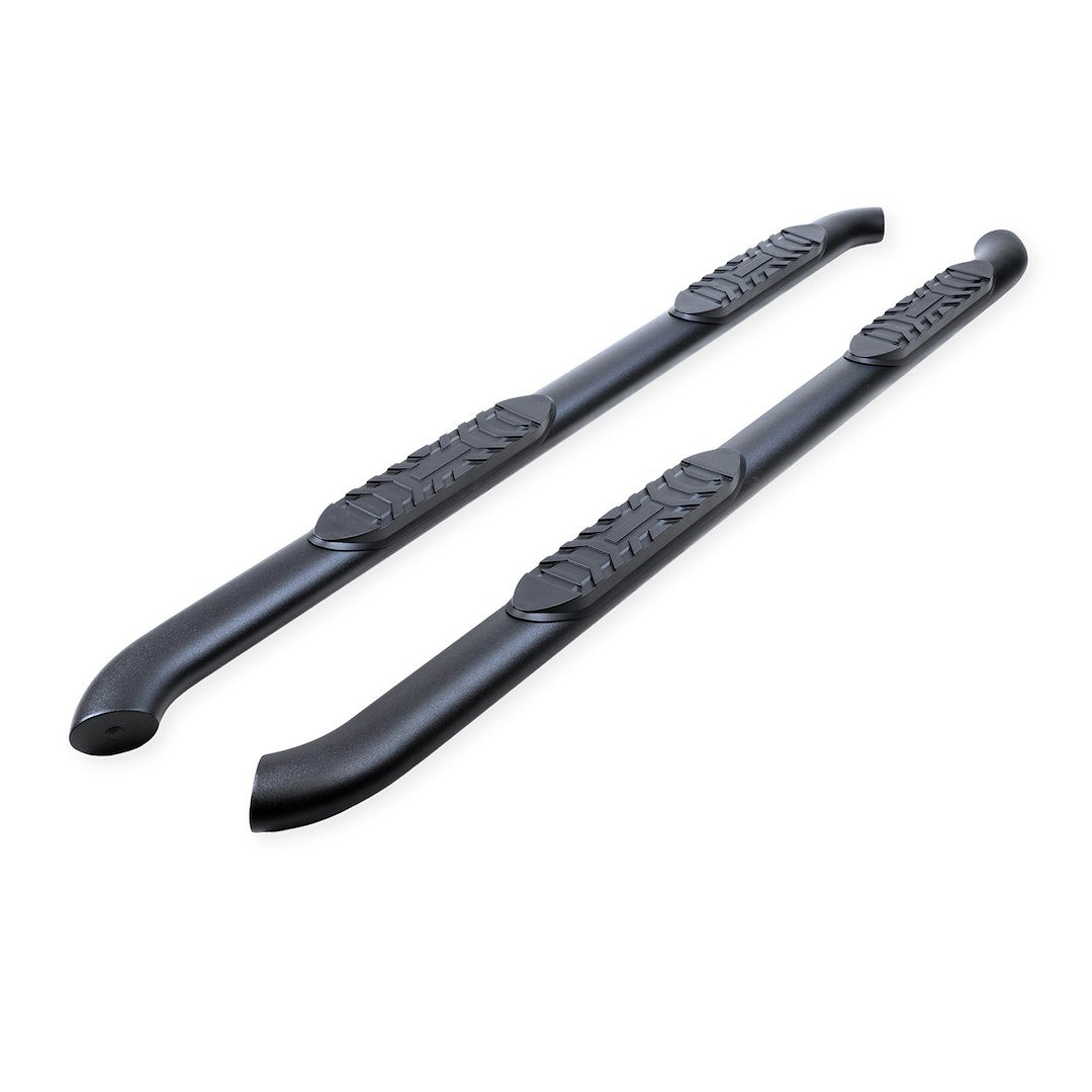 TrailFX 4" Oval Bent Step Bar For 2017-2025 F150-350 Extended Cab - Black