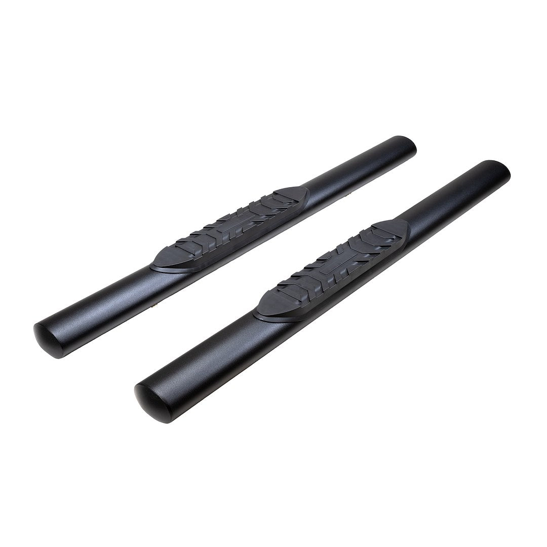 TrailFX  4" Oval Straight Step Bar For Jeep Wrangler JL 2 Dr - Black
