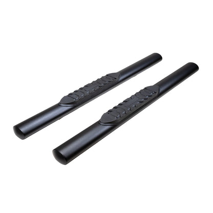 TrailFX  4" Oval Straight Step Bar For Jeep Wrangler JL 2 Dr - Black