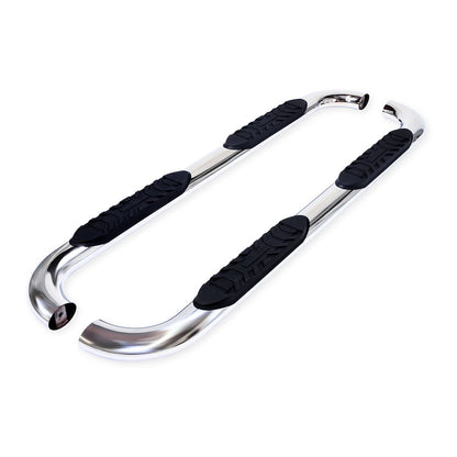 TrailFX 4" Oval Bent Step Bar For 2024-2025 Tacoma Access Cab - Stainless