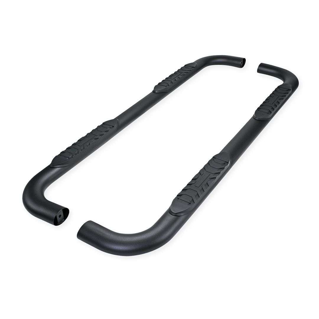 TrailFX 4" Oval Bent Step Bar For 2024-2025 Tacoma Access Cab - Black