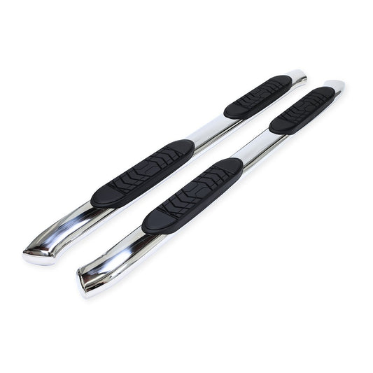 TrailFX 5" Oval Bent Step Bar For 2019-2023 Ranger Extended Cab (Supercab) - Stainless