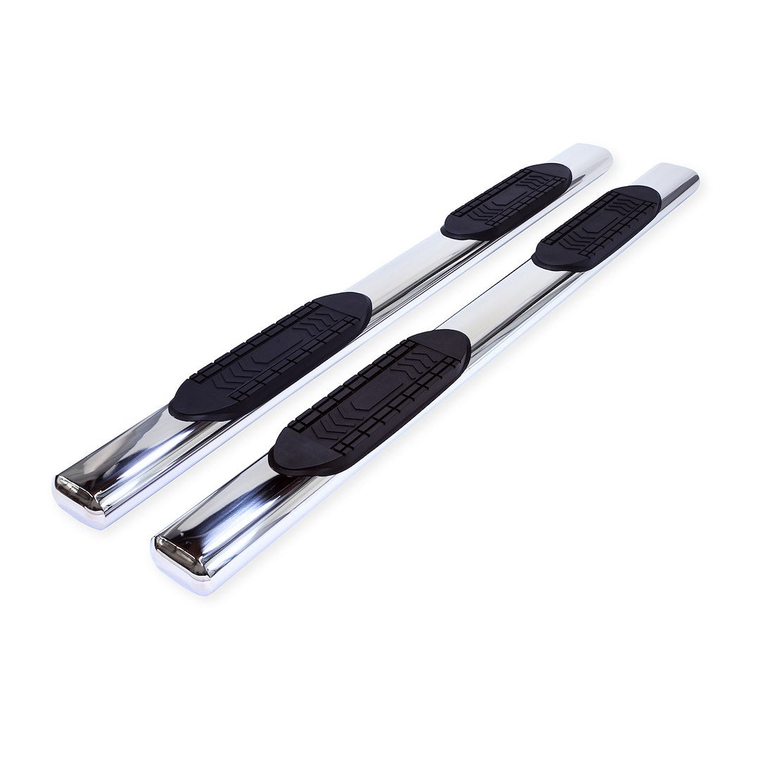 TrailFX 6" Oval Straight Step Bar For 2017-2025 F150-350 Crew- Stainless