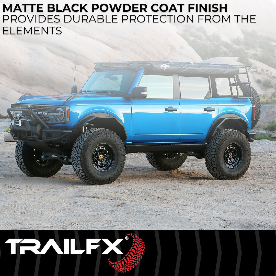TrailFX Rear Angled Fender Flares For 2021-2025 Bronco 2 Door