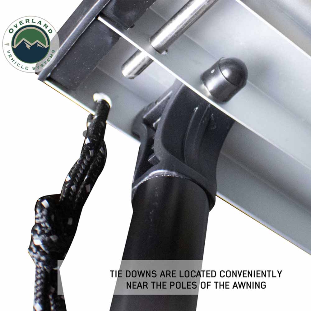 Overland Vehicle Systems Nomadic Awning 4.5 The Perfect 4.5 Awning with Black Cover