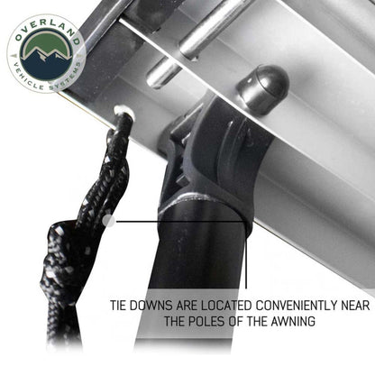 Overland Vehicle Systems Nomadic Awning 2.5 - 8.0 ft. with Black Cover