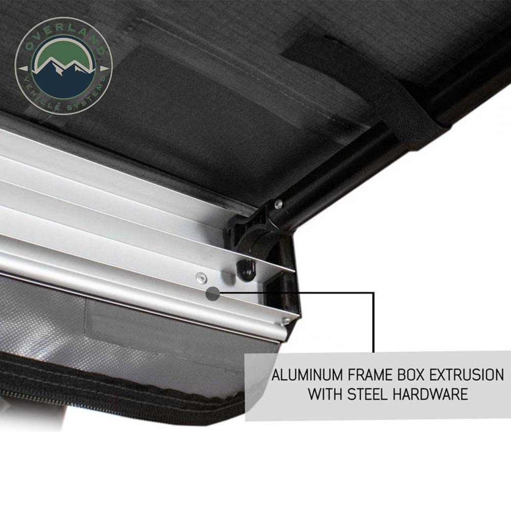 Overland Vehicle Systems Nomadic Awning 2.5 - 8.0 ft. with Black Cover