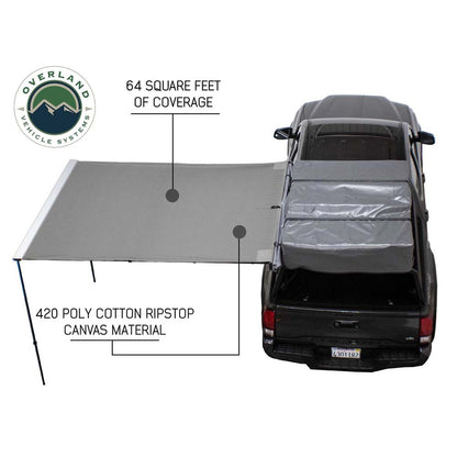 Overland Vehicle Systems Nomadic Awning 2.5 - 8.0 ft. with Black Cover