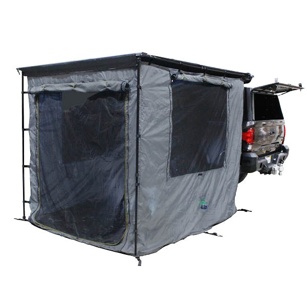 Overland Vehicle Systems HD Nomadic 2.0 Awning Room Enclosure – Grey / Green (4 Walls & Floor)