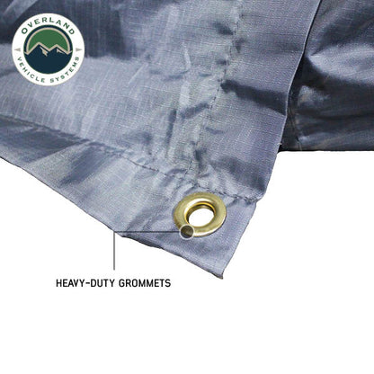 Overland Vehicle Systems HD Nomadic 2.0 Awning Room Enclosure – Grey / Green (4 Walls & Floor)