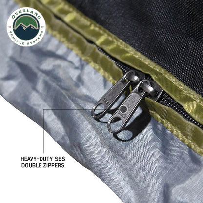 Overland Vehicle Systems HD Nomadic 2.0 Awning Room Enclosure – Grey / Green (4 Walls & Floor)