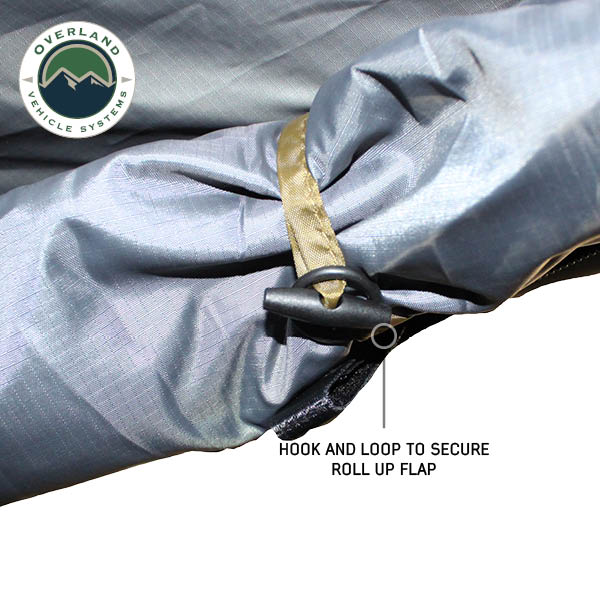 Overland Vehicle Systems HD Nomadic 2.0 Awning Room Enclosure – Grey / Green (4 Walls & Floor)