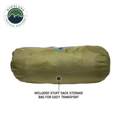 Overland Vehicle Systems HD Nomadic 2.0 Awning Room Enclosure – Grey / Green (4 Walls & Floor)