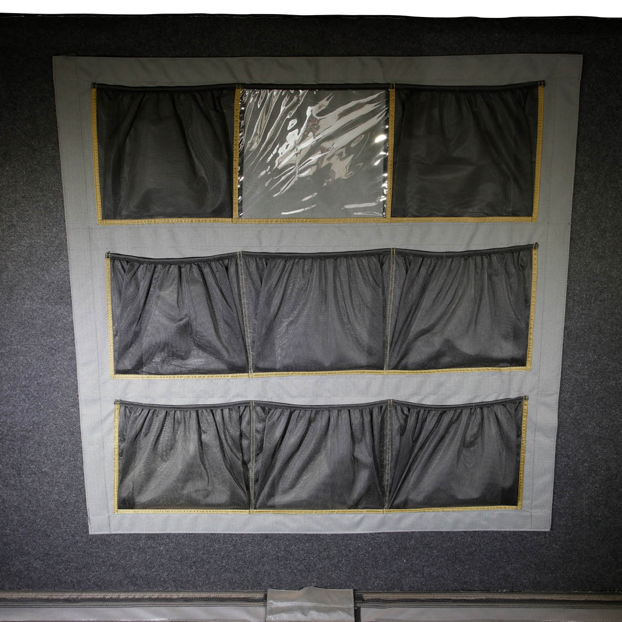 Overland Vehicle Systems Aluminum Clam Shell Roof Top Tent Sidewinder Side Opening