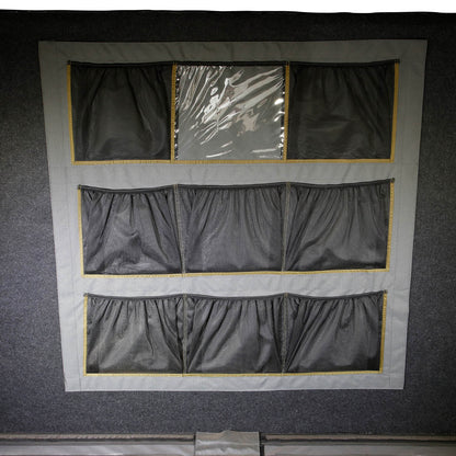 Overland Vehicle Systems Aluminum Clam Shell Roof Top Tent Sidewinder Side Opening