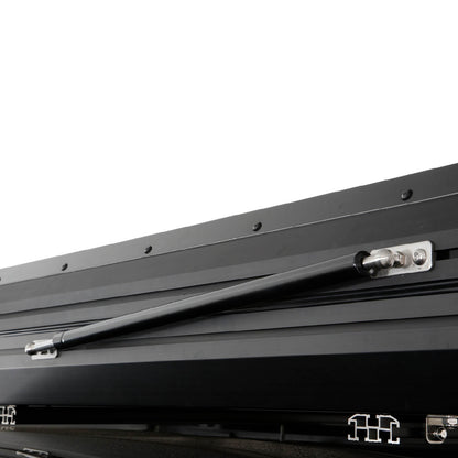 Overland Vehicle Systems Aluminum Clam Shell Roof Top Tent Sidewinder Side Opening