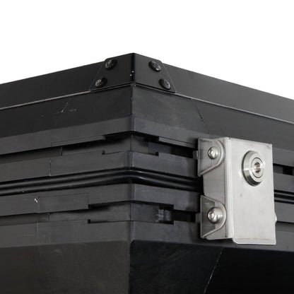 Overland Vehicle Systems Aluminum Clam Shell Roof Top Tent Sidewinder Side Opening