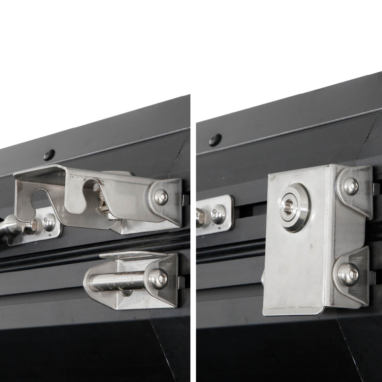 Overland Vehicle Systems Aluminum Clam Shell Roof Top Tent Sidewinder Side Opening