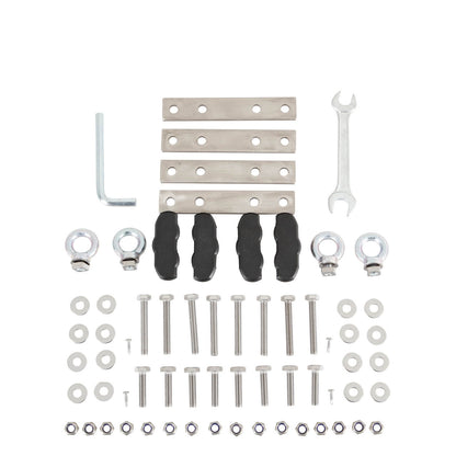 Overland Vehicle Systems Aluminum Clam Shell Roof Top Tent Sidewinder Side Opening