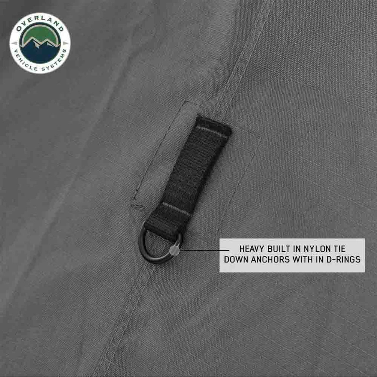 Overland Vehicle Systems 270 Awning Wall With Window - Nomadic Awning 270 Side Wall 2