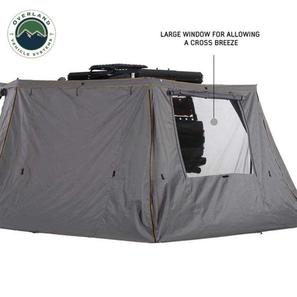 Overland Vehicle Systems 270 Awning Wall With Window - Nomadic Awning 270 Side Wall 2