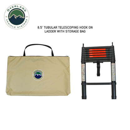 Overland Vehicle Systems LD TMON Clamshell Aluminum Hard Shell Roof Top Tent