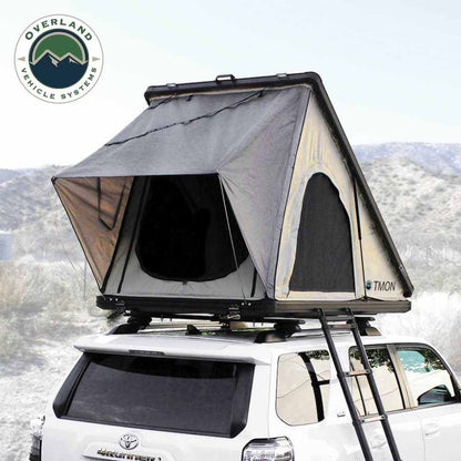 Overland Vehicle Systems LD TMON Clamshell Aluminum Hard Shell Roof Top Tent