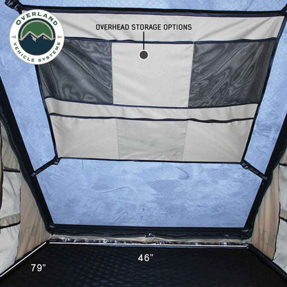 Overland Vehicle Systems LD TMON Clamshell Aluminum Hard Shell Roof Top Tent