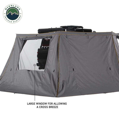 Overland Vehicle Systems HD Nomadic 270 Degree Awning - Wall 2 with Window - Passenger Side
