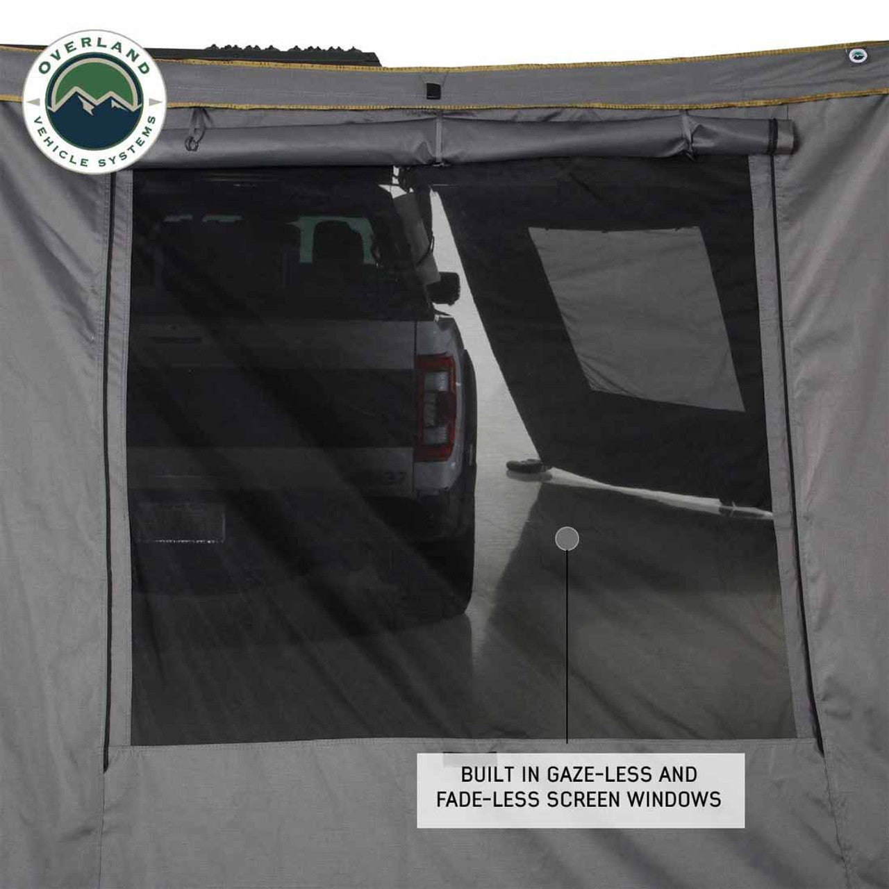Overland Vehicle Systems HD Nomadic 270 Degree Awning - Wall 2 with Window - Passenger Side