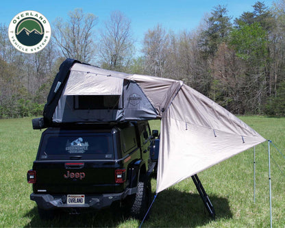 Overland Vehicle Systems Hard Shell Roof Top Tent Awning - Bushveld II for 2 Person