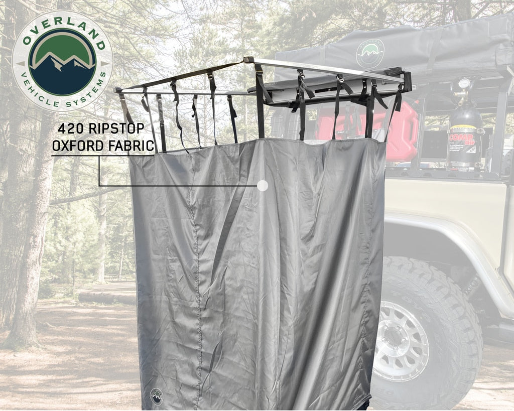 Overland Vehicle Systems Car-Side Shower Room