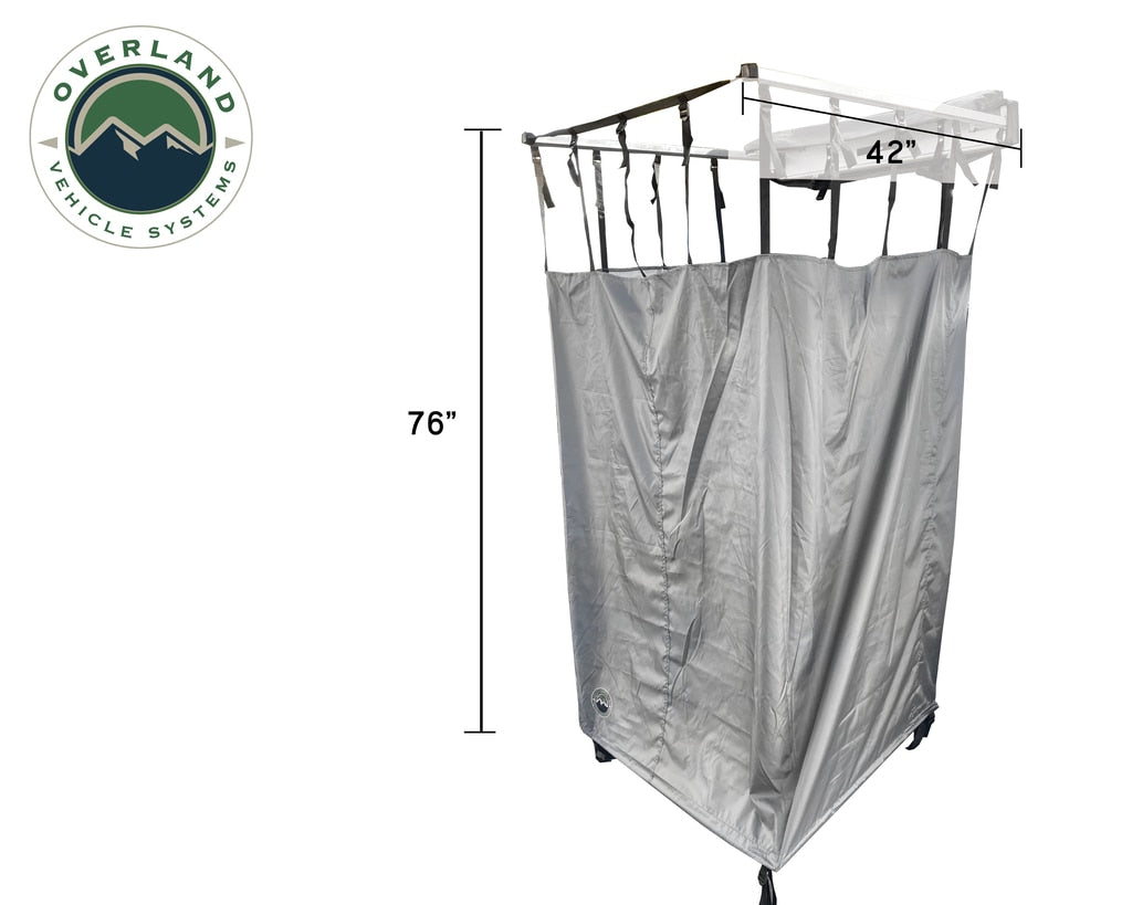 Overland Vehicle Systems Car-Side Shower Room