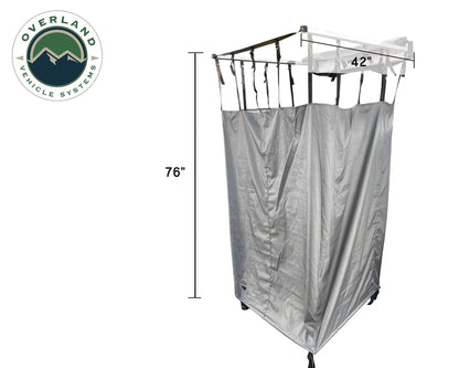 Overland Vehicle Systems Car-Side Shower Room