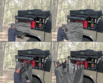 Overland Vehicle Systems Car-Side Shower Room