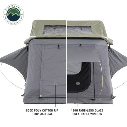 Overland Vehicle Systems Extended Roof Top Tent - The Perfect 4 Person Roof Top Tent