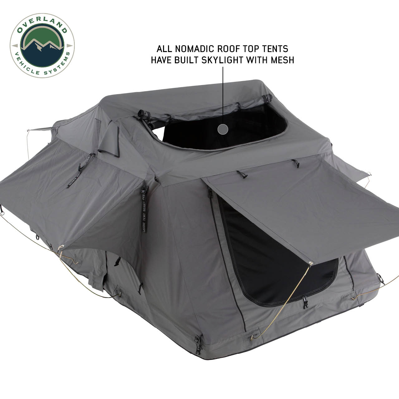 Overland Vehicle Systems Nomadic 2 Standard Roof Top Tent Roof Top Tent 2 Person