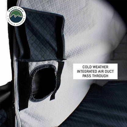 Overland Vehicle Systems XD Everest 4 - Cantilever Aluminum Roof Top Tent, 4 Person, Grey Body and Black Rainfly